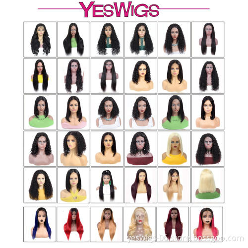 Wholesale Straight Virgin Cuticle Aligned Hair Blonde 613 Human Hair Lace Front Wigs Glueless Closure Wigs